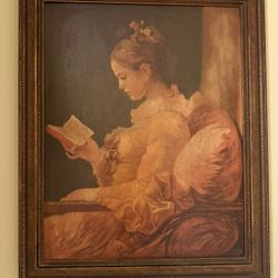 Picture In Antiqued Looking Frame