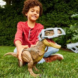 Jurassic World Camp Cretaceous Dinosaur Toy, Stomp 'n Escape Tyrannosaurus T Rex, NEW