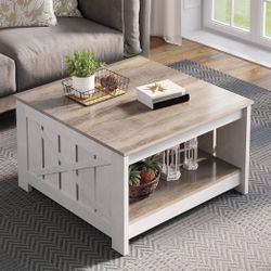FARMHOUSE COFFEE TABLE BRAND NEW 