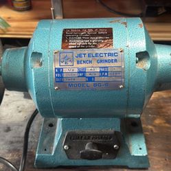 Jet electric BG six bench grinder, 1/2 hp