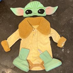 Baby Yoda Halloween Costume 