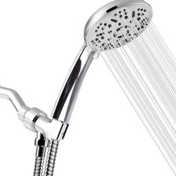 High Pressure Handheld Shower Head – 9 Spray Modes Hand Held Shower Head with 60 Inch Hose