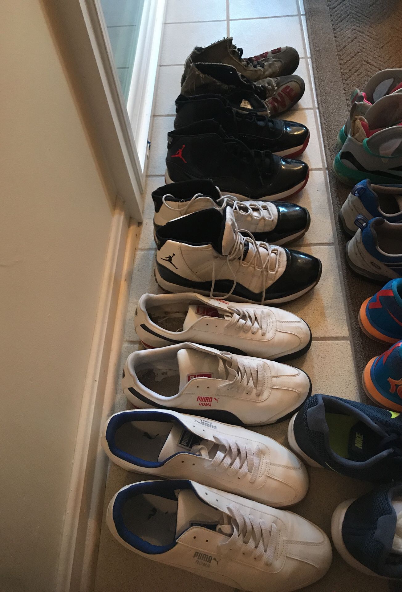 All the shoes size 10.5 /11