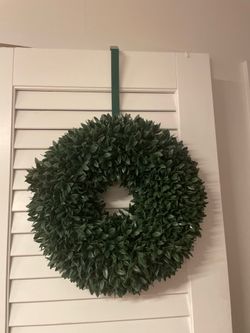 wreath with door hanger