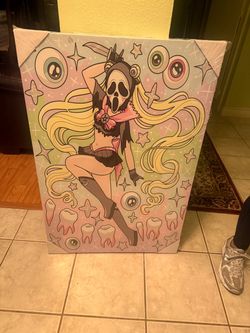 Sailor moon / ghost face. Art piece
