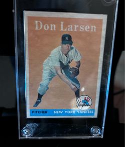 Vintage Don Larsen Yankee Card