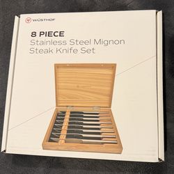 Wüsthof 8-Piece Stainless Mignon Steak Knife Set