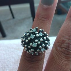 Sterling Silver Ring Size 6 