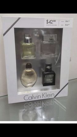 Calvin Klein 4PC Men’s Eau De Toilette Gift Set Genuine 100%