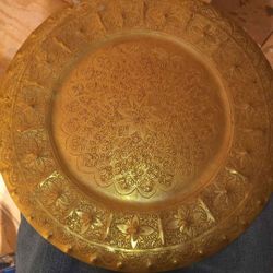 Antique Brass Plate