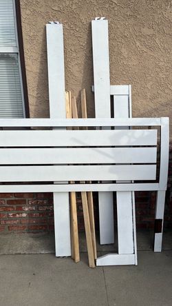 Free queen side bed frame