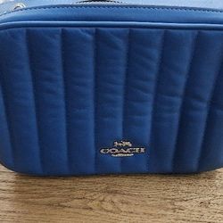 Coach Purse SV/VIVID BLUE 