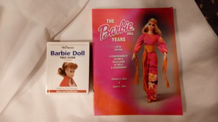 2 Barbie guidebooks, Identification, price, Warman's 2nd ed, the Barbie Doll years, 5th ed