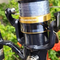 Shimano Spheros Fishing Reel/Custom Rod