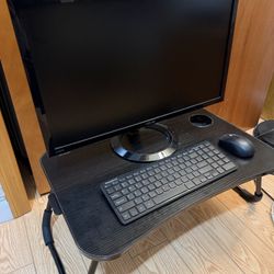 Monitor Desk Keyboard And Mouse 