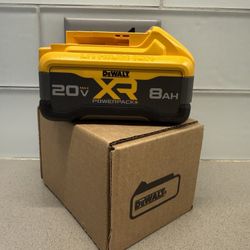 Dewalt 8Ah PowerPack Battery- New model - Brand new