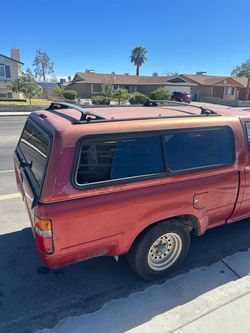 Camper shell for Toyota Tacoma, maybe.
