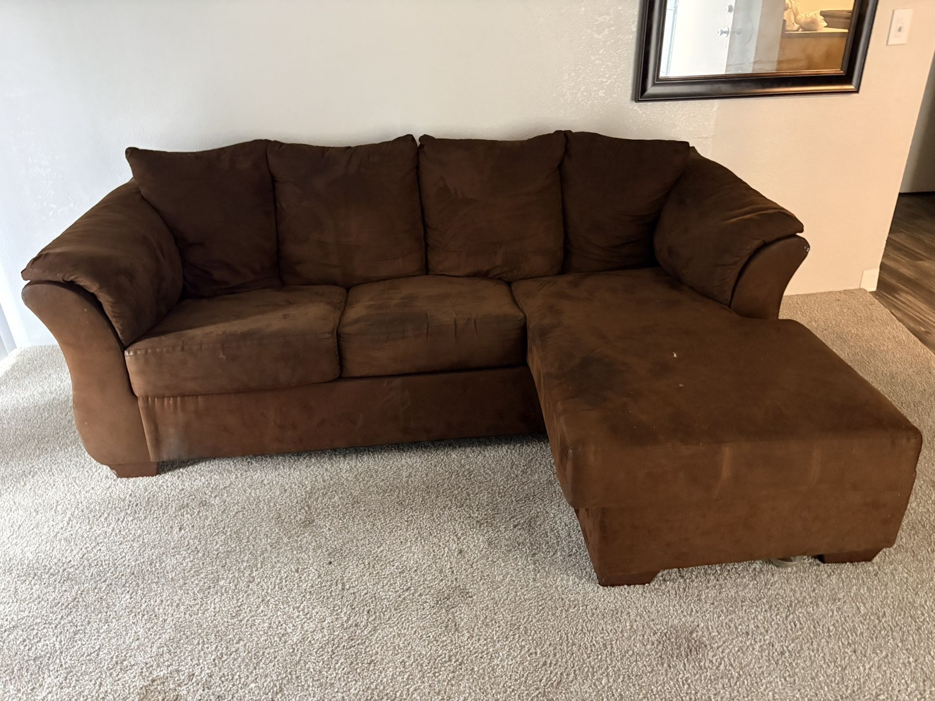 Brown Sectional Couch
