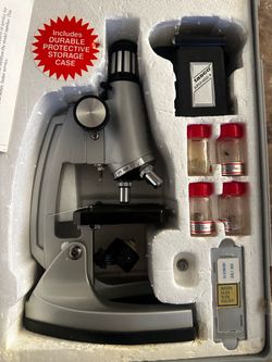 Vintage Tasco 1200X Microscope Kit science scientist