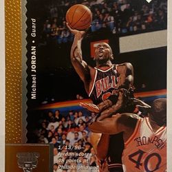 1997 NBA Michael Jordan, Upper Deck, Basketball Card Mint Condition!