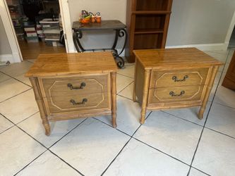 Broyhill matching night stands