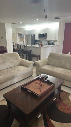 2 Sofas - beige