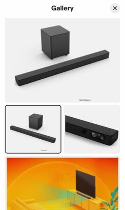 Vizio Soundbar with Subwoofer