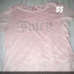 baby pink juicy pj shirt