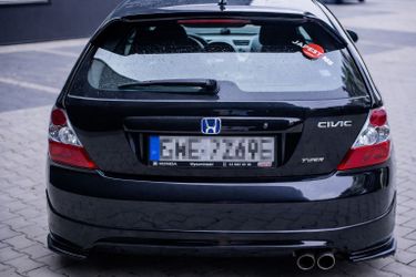 BRAND NEW 2002-2005 HONDA CIVIC SI EP3 Hatchback JDM Honda Blue H Rear Emblem