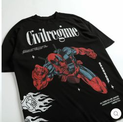 CIVIL REGIME BY DARC SPORT X MARVEL DEADPOOL SHIRT