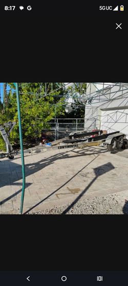 Aluminum boat trailer tandem axle