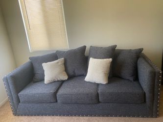 Blue Couch and Chair