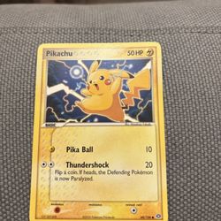Pikachu pika Ball thunder shock 60-106 2005