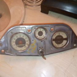 1934 Chevy Cars Cluster Gauges Original Car Parts 