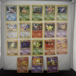 Pokemon TCG Assorted Non-Holo Vintage English And Japanese Cards Lot Of 18, Read