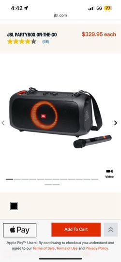 JBL PartyBox On-The-Go Bluetooth Speaker