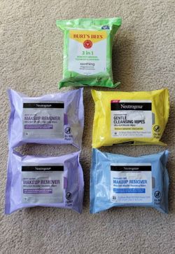 Neutrogena + Burt's Bees Makeup Remover Wipes • $4 each
