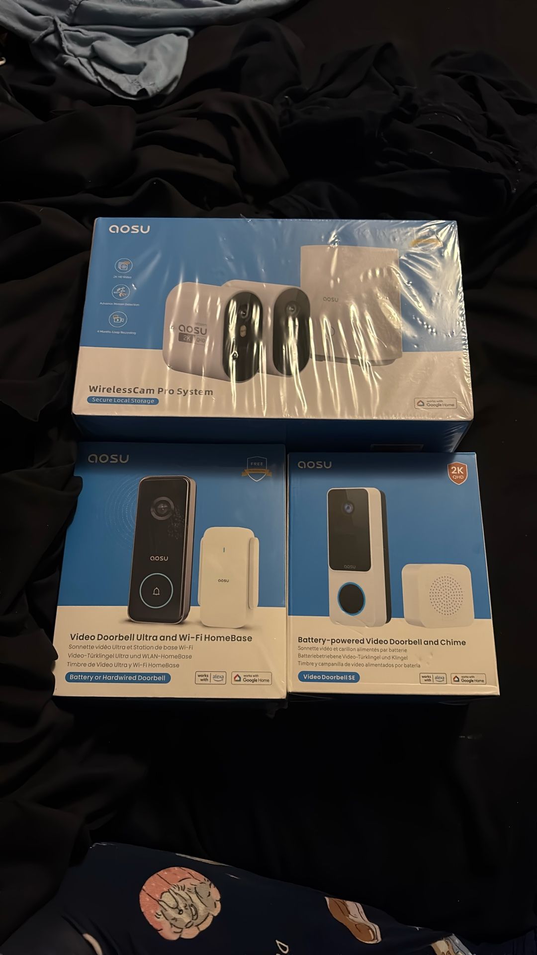 BRAND NEW NEVER USED  Wireless Front/back And House Camera W/wifi Router And More