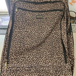 Leopard Print Luggage Bag Or Suitcase 