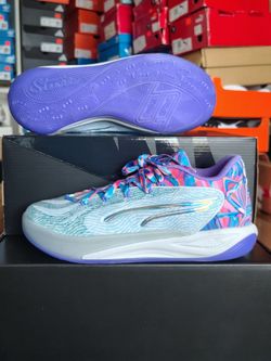 Puma Stewie 4 Prism Basketball Hoops Shoes Men's 8 8.5 11 New