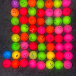 58 Matte Colored Balls. 