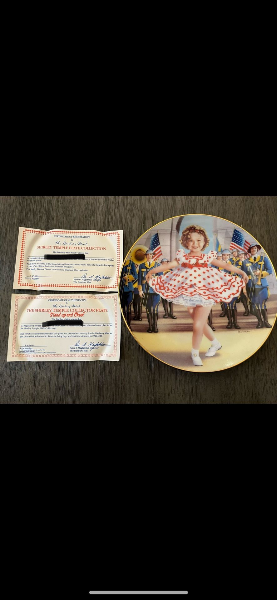 Shirley Temple Plate