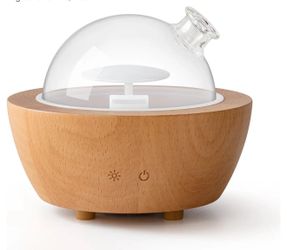 Wood And Glass Essential Oil Diffuser
