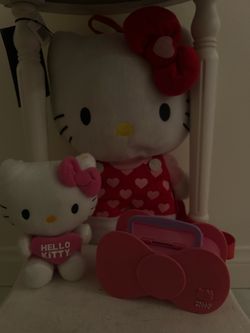 Hello Kitty Toy Lot – Bow Playset, Plush & Mini Kitchen