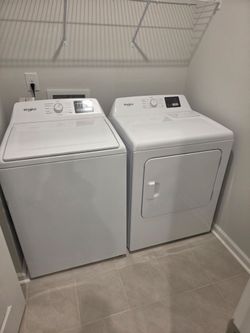 New Whirlpool Washing machine and Dryer