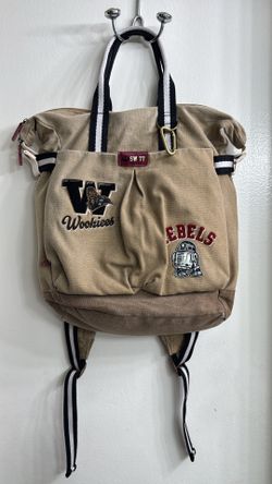 Disney Parks Star Wars Messenger Backpack Wookies Chewbacca R2-D2 Rebels