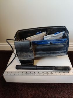 Hanging water filter for 100gal tanks