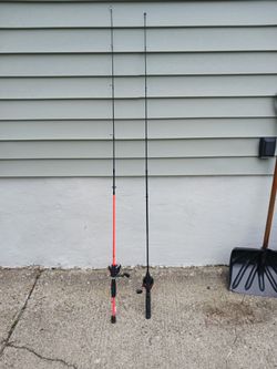 2 fishing poles for sale