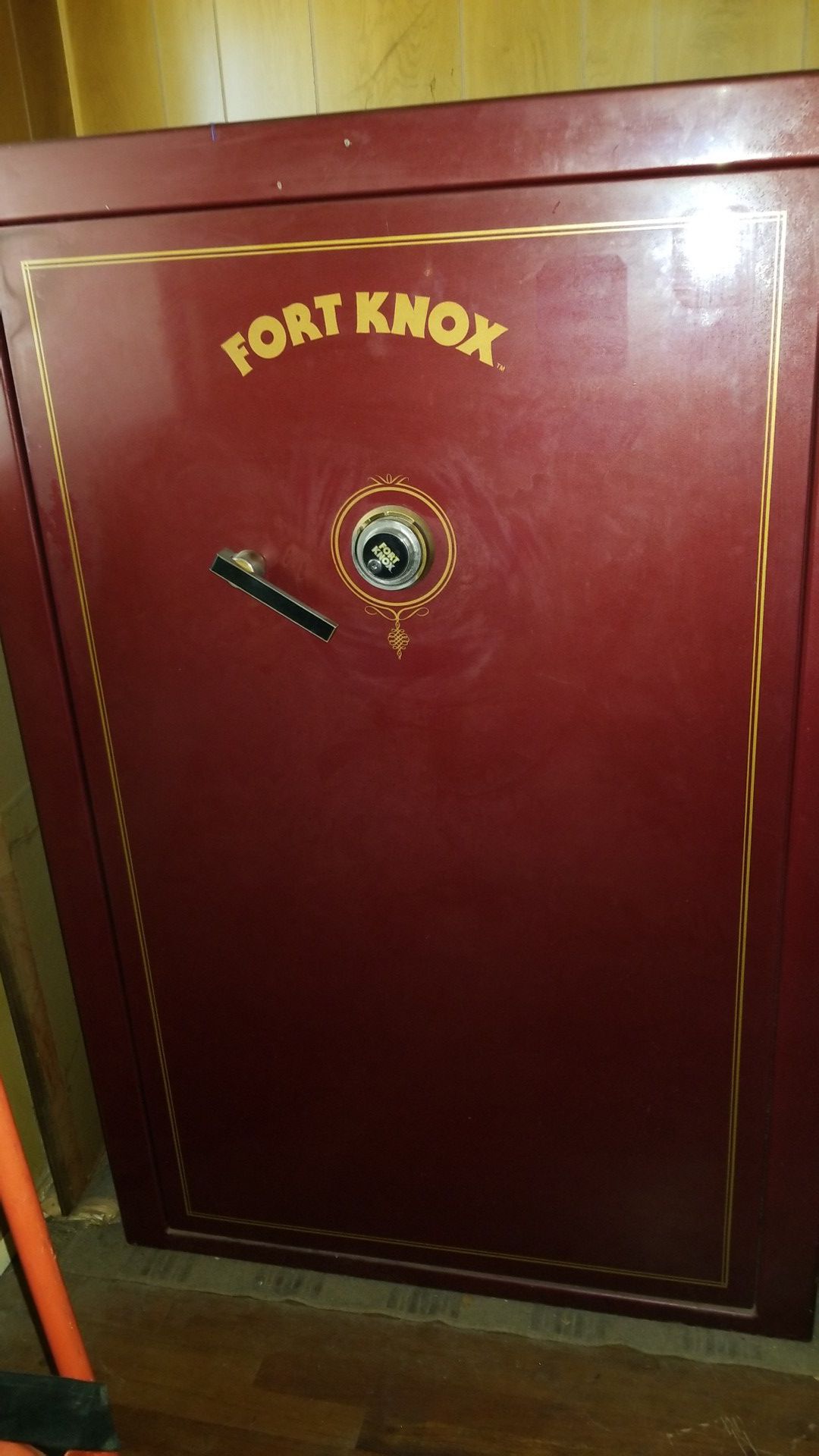 Fort Knox gun safe, used. Empty. Comes with combination and key to locking dial.