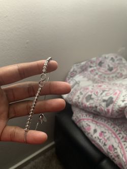 Diamond bracelet eternity symbol